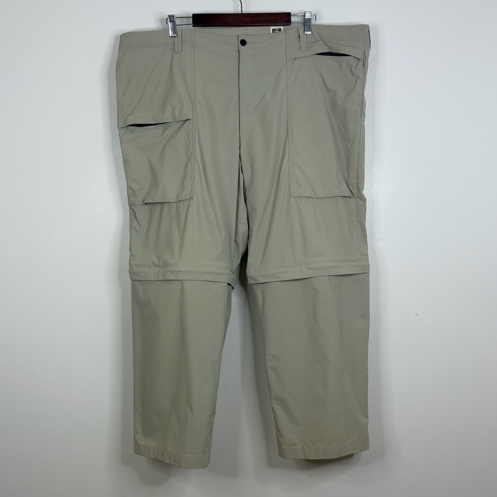 Vintage Tilley Convertible Pants Mens 44 x 28 Beige Nylon Cargo Shorts Canada